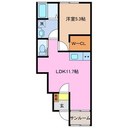 INABELL　A棟の物件間取画像